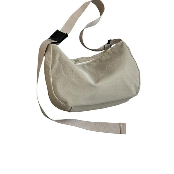 Last Chance! Crescent Bag Nylon Crossbody Bags for Women ORANGE - Picture 4 of 5